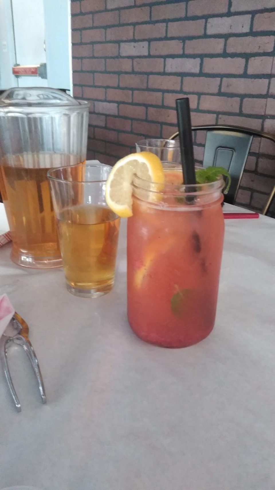 Strawberry Lemonade with Mint