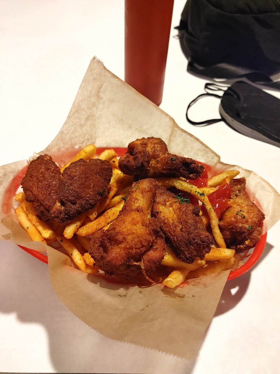 Wings w Fries